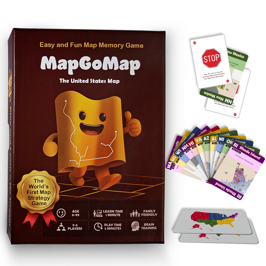 MapGoMap 2nd Edition - Reportedly The World's Speediest Map Memory Game